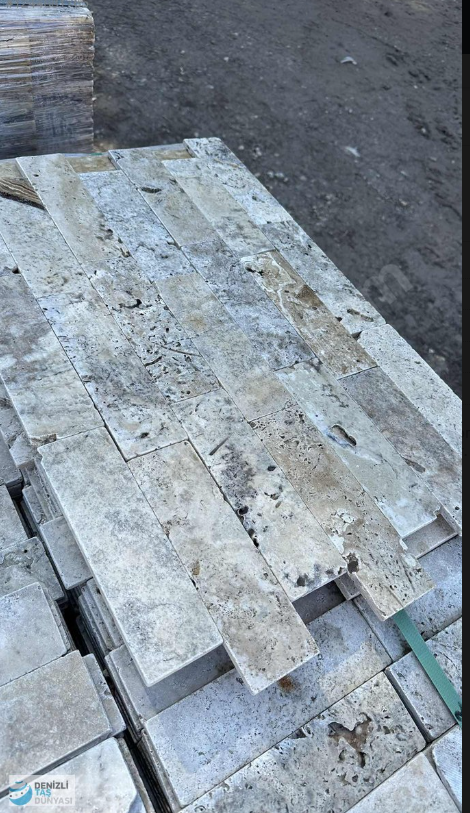 Patlatma taş duvar kaplama uygulaması