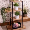 Mudesa 4 Raflı Çiçeklik Saksılık