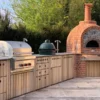 Bahçede mangal ve pizza pişirmek için Gaze Burvill Bahçe Mutfağı