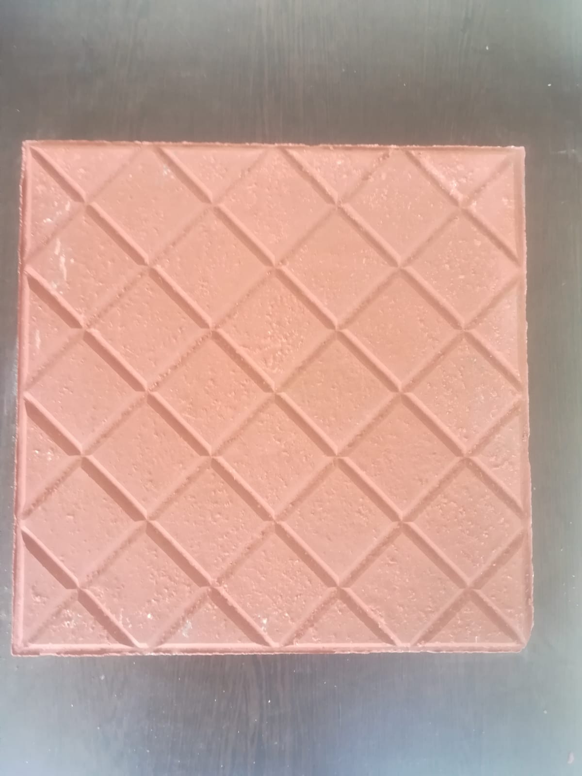 Kırmızı Baklava Desenli Bahçe Karo Taşı - Görsel 3
