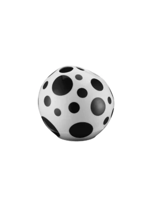 Kütahya Porselen Modern Dekoratıf Objeler(g)12cm.Puantıyelı Vazo Dekor 109221