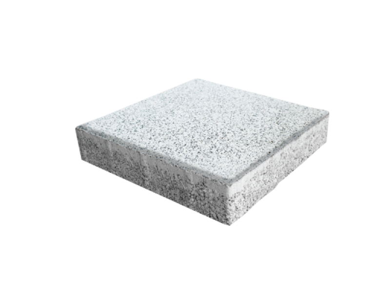 20x20*8 cm beyaz Kumlamalı parke taşı