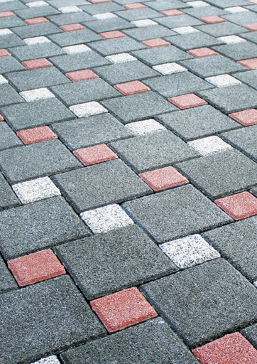 Mozaik Desenli Renkli Beton Parke Taşı