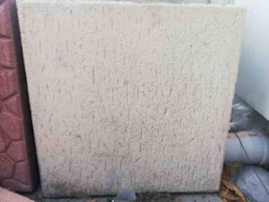 Çırpı İzi 40x40x4 cm Tretuvar karosu