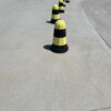 Beton duba siyah ve sarı renklerde