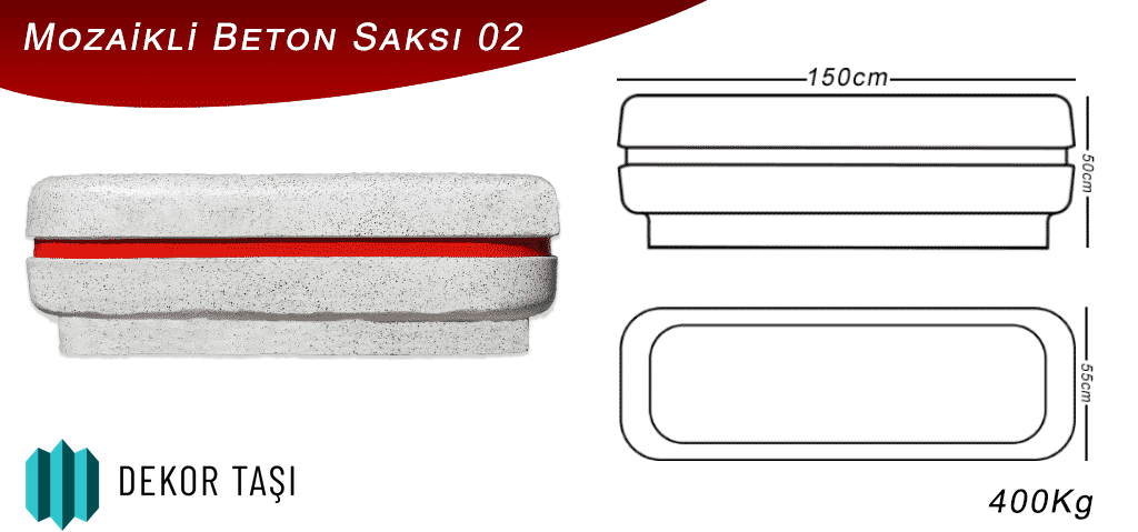 Bahçelievler Beton Saksı - Görsel 2