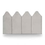 Çim Bordürü Gri 60x30