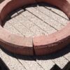 Ağaç Dibi 10 cm yuvarlak kırmızı