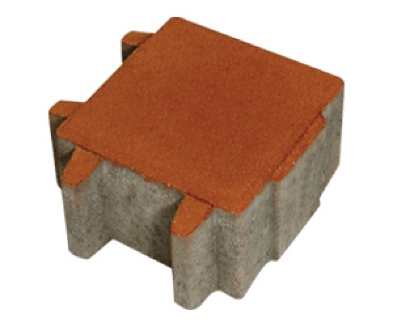 Kırmızı Çim Parke Taşı 20x20x8 cm (m² Fiyatı)