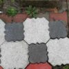 Kumlamalı Beton Parke Papatya modeli