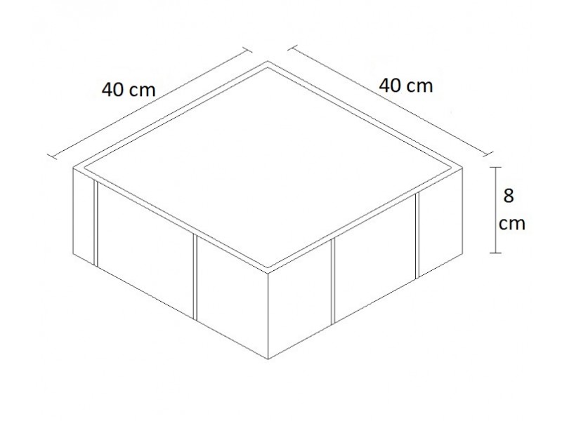 Gri Plak Taşı 40×40 - Görsel 2