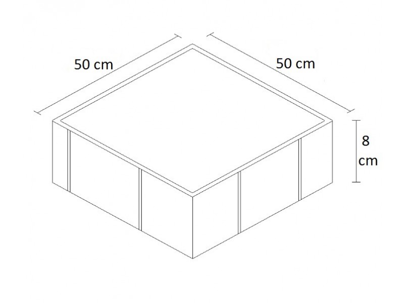Gri Beton Plak Taşı 50×50 - Görsel 2
