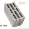 TBL 19 G 19x39x18,5 Üç Sıra Boşluklu 8 Gözlü Blok
