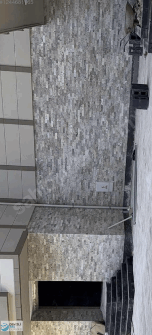 Silver Latte doğal taş görünümlü duvar ve zemin kaplama uygulaması