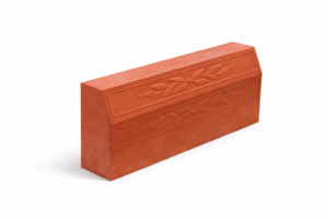 Zeytin Dalı Desenli Bahçe Bordürü 50x22x10 cm