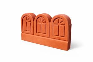 Kubbeli Çim Bordürü 45x27x8 cm
