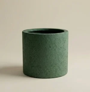 Silindir Beton Saksı 60x60x60 cm – Modern Yuvarlak Bahçe Saksısı